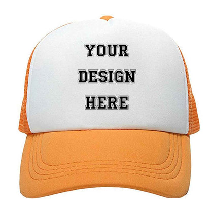 Customized Picture Text Logo Personalized Colorful Unisex Adjustable Trucker Hat Mesh Baseball Cap