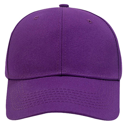 Plain Adjustable Hat Unisex Baseball Cap