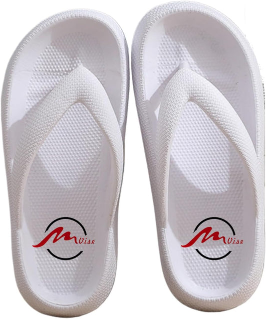 Unisex Youth Flip Flop Soft Sandal Female Girl Boy Men Comfort Sandals White
