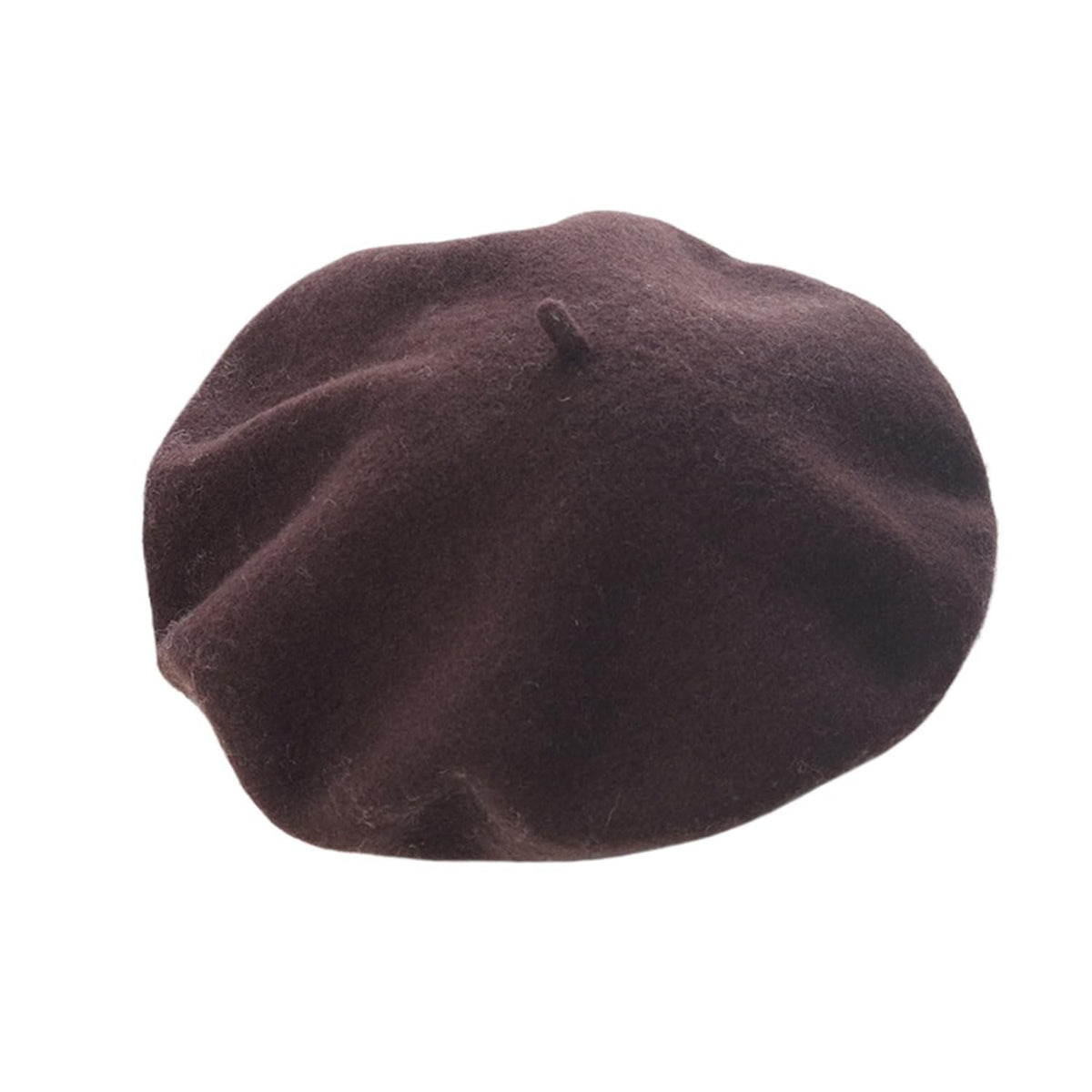 Women French Style Cashmere Beret Hat, Comfortable Stretchy Knitted Cap, Classic Fashion Headwear