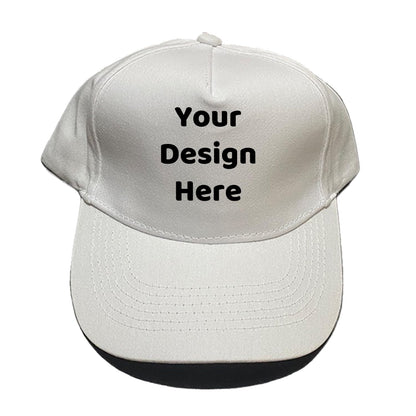 Custom Your Design Personalized 5 Panel Plain Adjustable Hat Unisex Baseball Cap