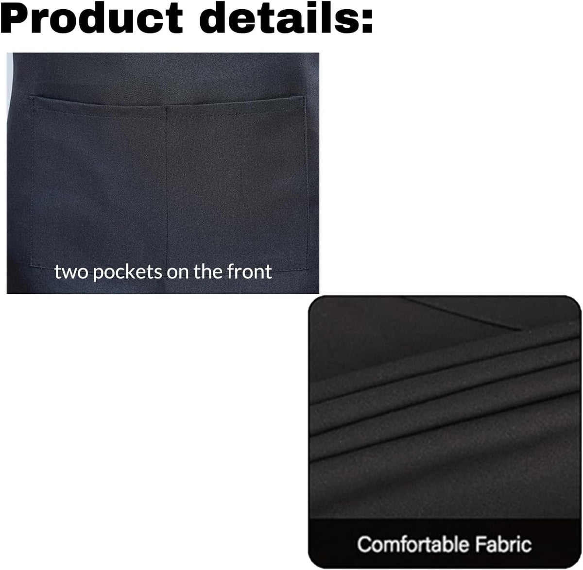 Adjustable Custom Kitchen Apron Personalized Your Design Women Men Cotton Aprons