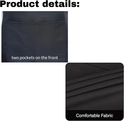 Adjustable Custom Kitchen Apron Personalized Your Design Women Men Cotton Aprons