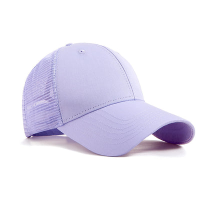 Unisex Adjustable Cotton Mesh Baseball Cap Breathable Summer Hat
