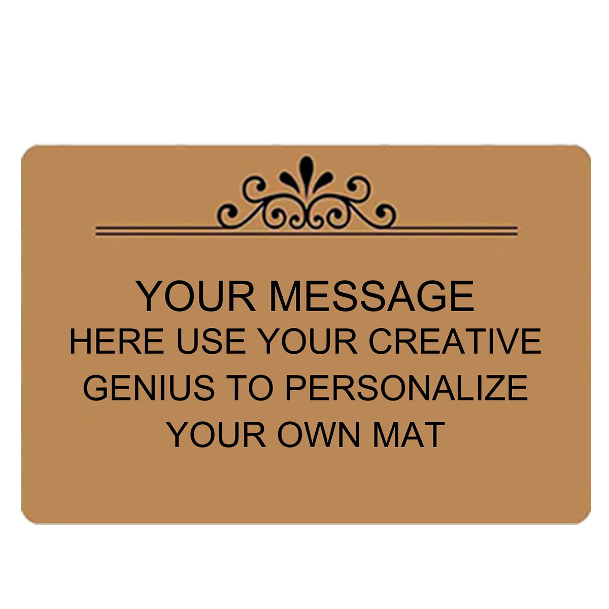 Personalized Image Doormat Custom Text Front Door Mat Welcome Indoor Outdoor Entrance Decor Rug