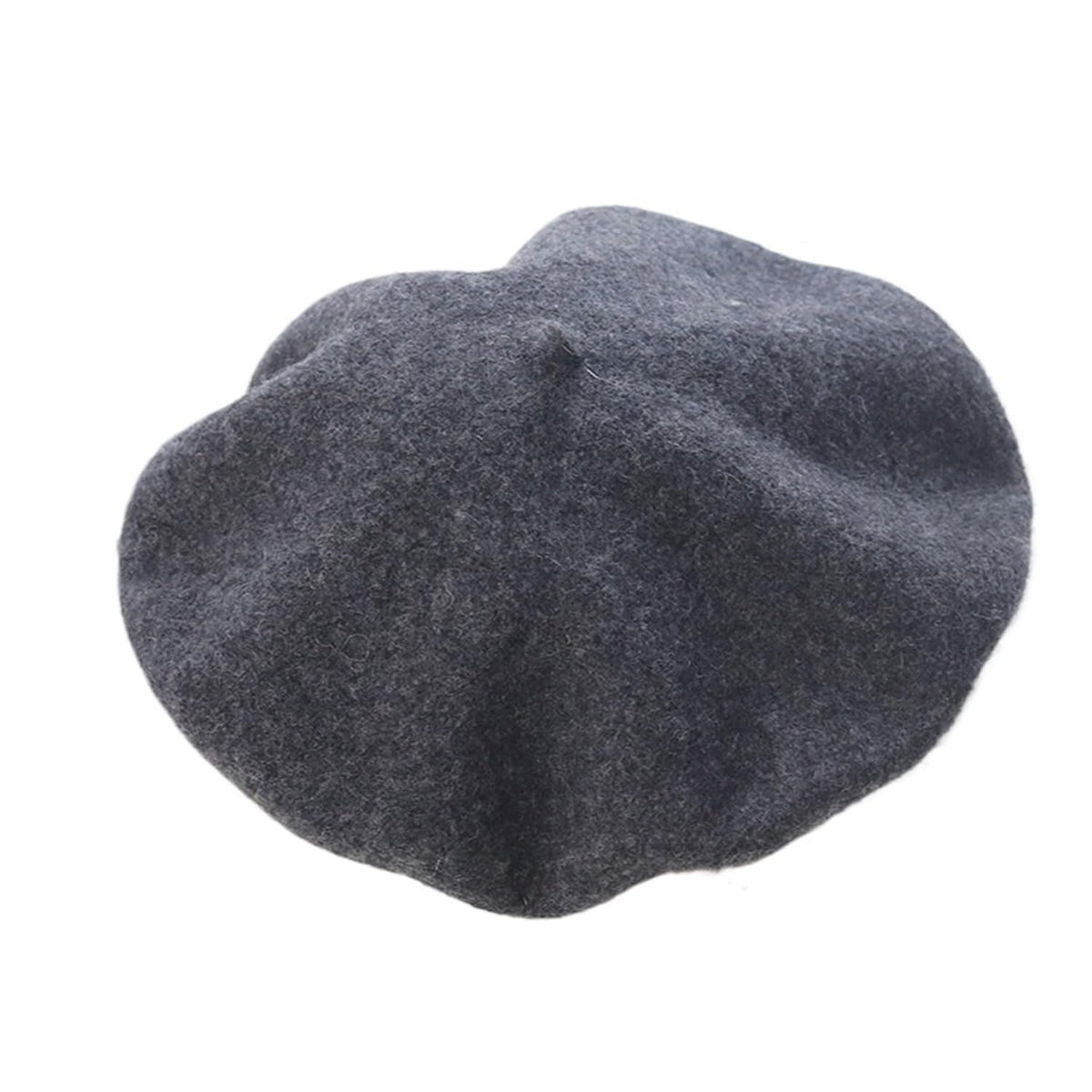 Women French Style Cashmere Beret Hat, Comfortable Stretchy Knitted Cap, Classic Fashion Headwear