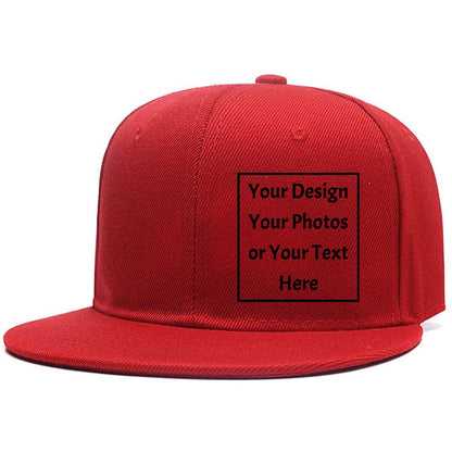 Custom Your Picture Text Logo Unisex Personalized Plain Adjustable Hat Baseball Cap