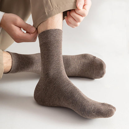 Unisex Socks, 4‑Pack Casual Socks, Assorted Random Solid Colors
