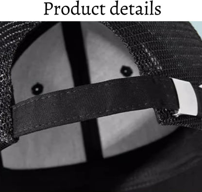 Unisex Adjustable Cotton Mesh Baseball Cap Breathable Summer Hat
