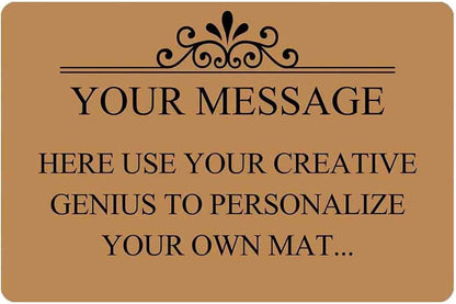 Personalized Image Doormat Custom Text Front Door Mat Welcome Indoor Outdoor Entrance Decor Rug