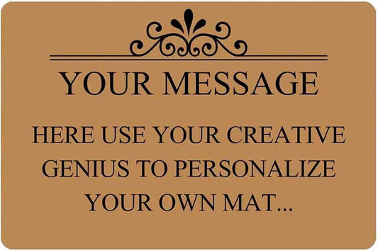 Personalized Image Doormat Custom Text Front Door Mat Welcome Indoor Outdoor Entrance Decor Rug