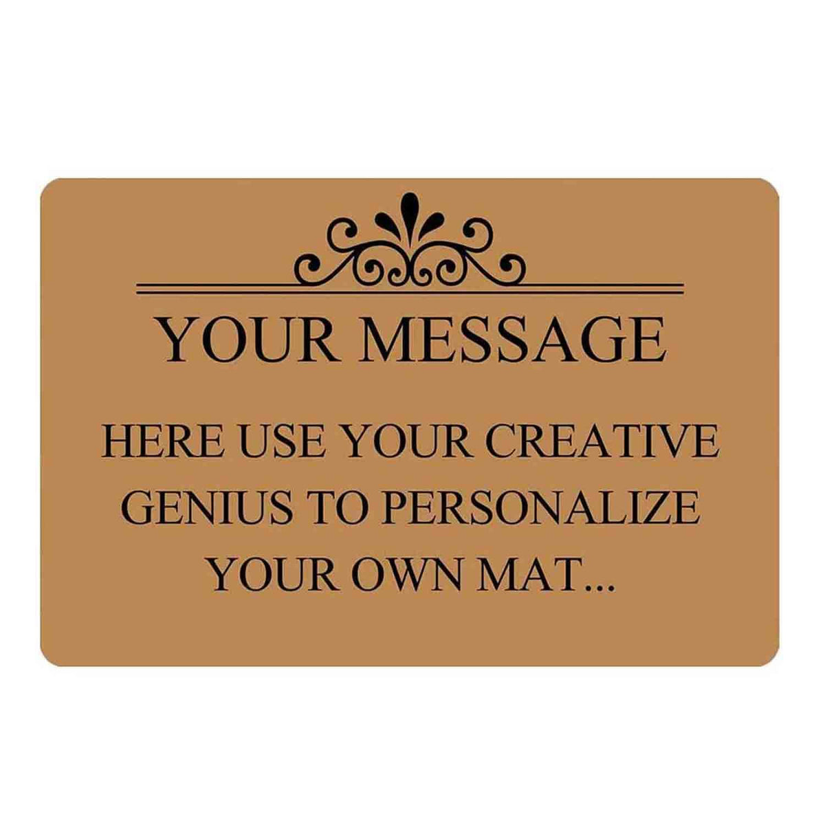 Personalized Image Doormat Custom Text Front Door Mat Welcome Indoor Outdoor Entrance Decor Rug
