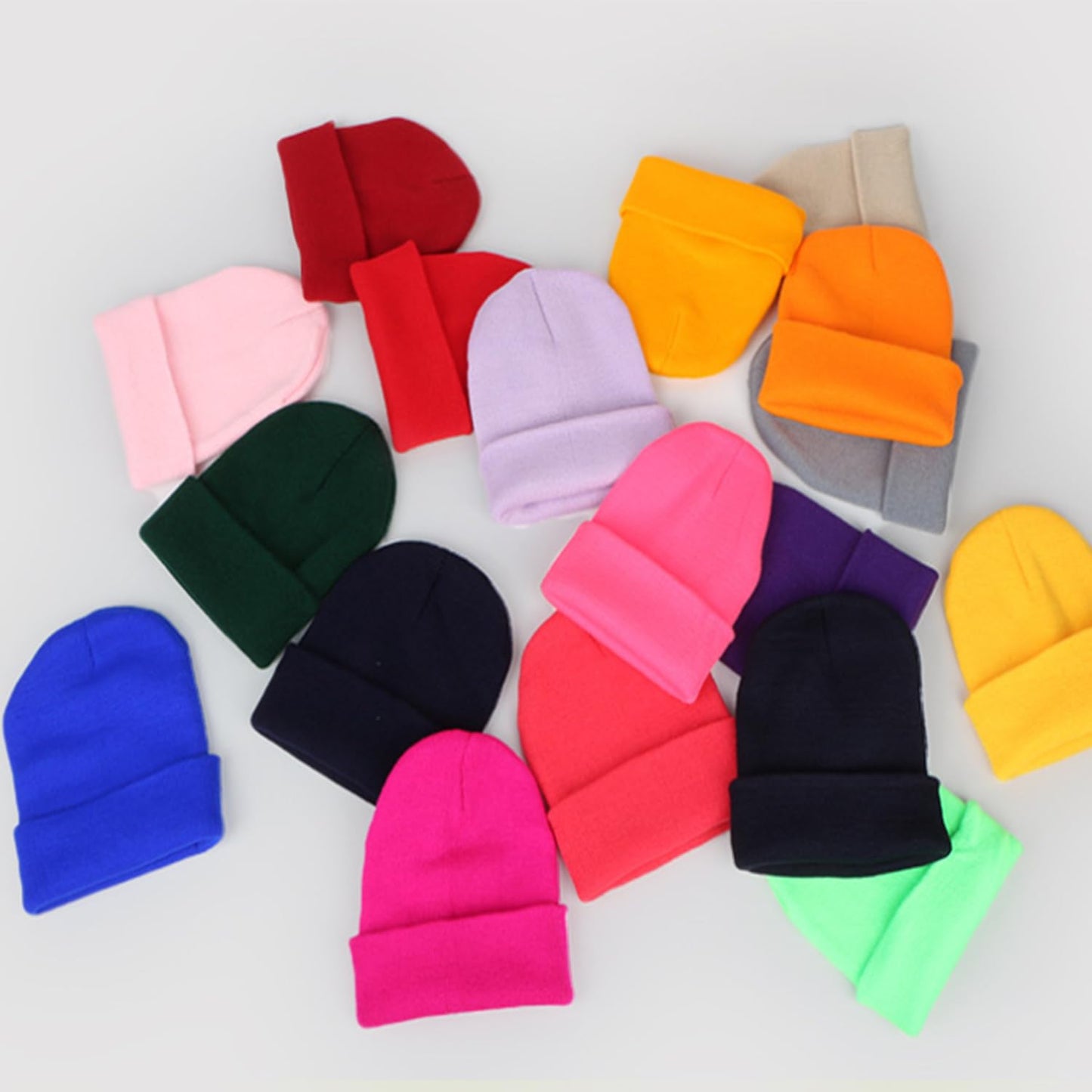 Personalized Unisex Beanies for Men Women Custom Beanie Winter Knitted Caps Hat