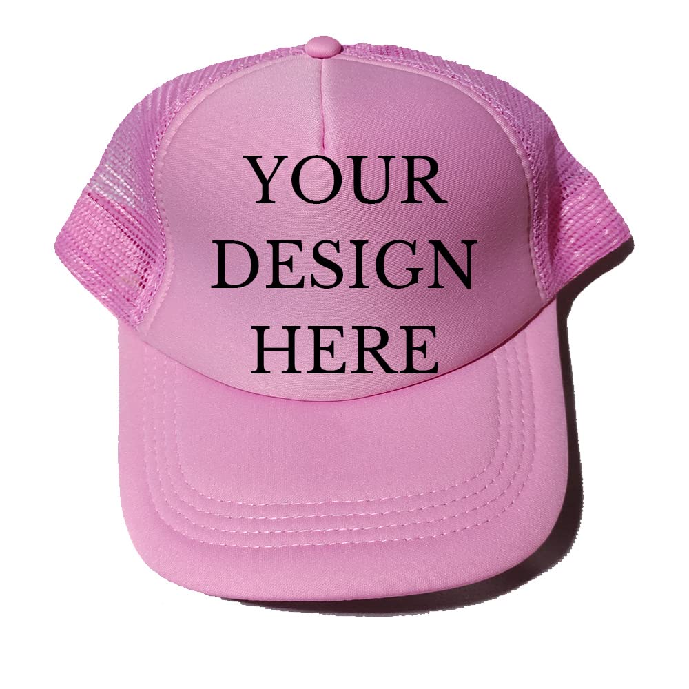Custom Picture Text Logo Colorful Unisex Adjustable Trucker Hat Personalized Mesh Baseball Cap