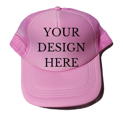 Custom Picture Text Logo Colorful Unisex Adjustable Trucker Hat Personalized Mesh Baseball Cap