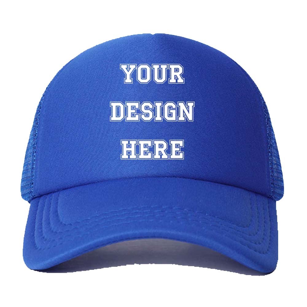 Customized Picture Text Logo Personalized Colorful Unisex Adjustable Trucker Hat Mesh Baseball Cap