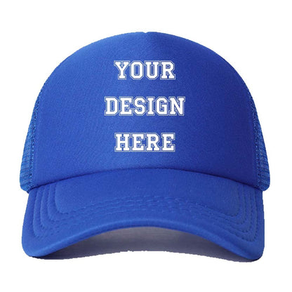 Customized Picture Text Logo Personalized Colorful Unisex Adjustable Trucker Hat Mesh Baseball Cap