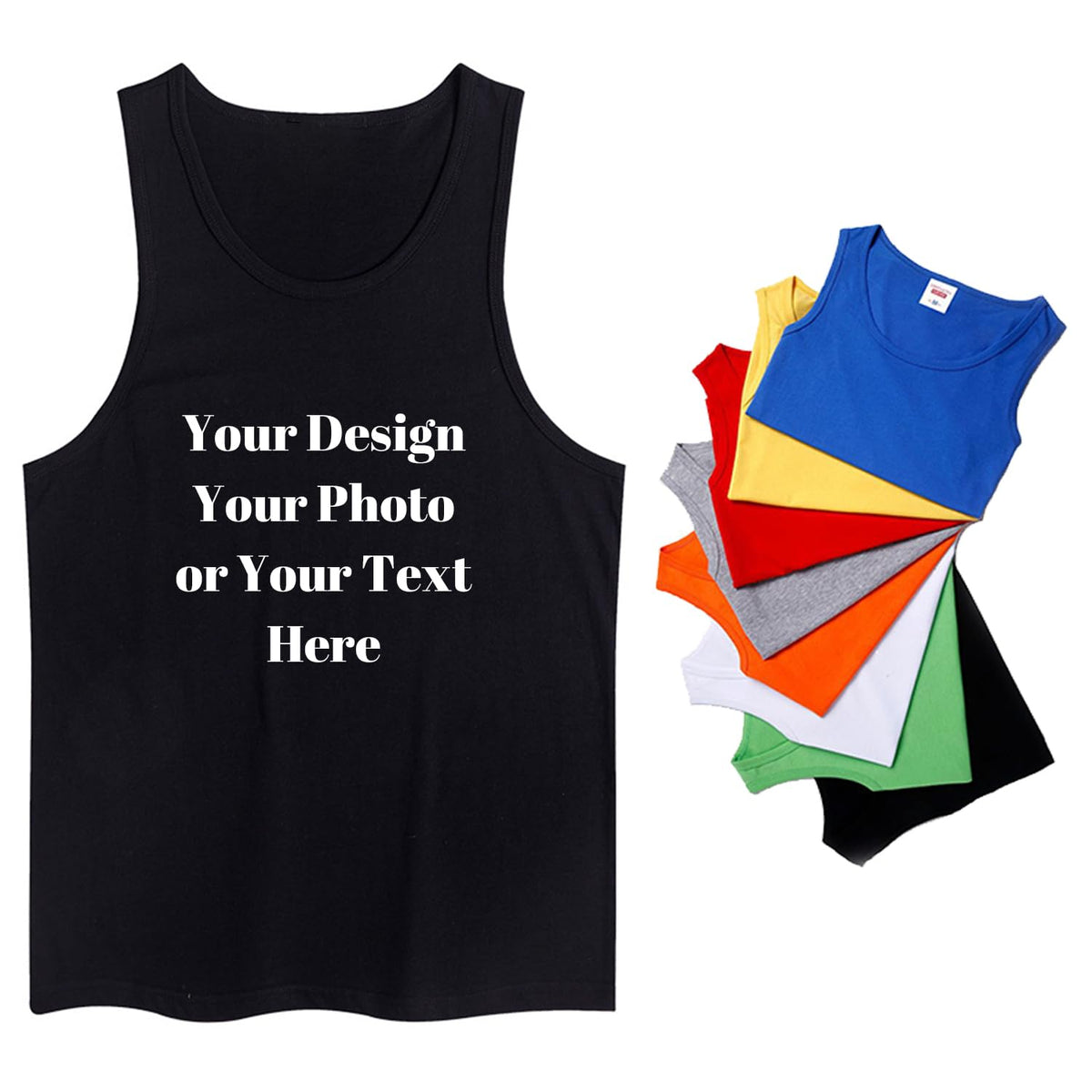 Custom Heavyweight Cotton Blank T-Shirt for Printing Soft Crew Neck Unisex Tee