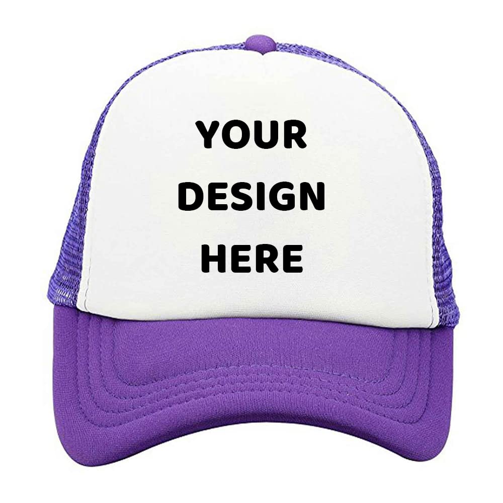 Customized Personalized Design Your Logo Unisex Trucker Hat Custom Mesh Baseball Cap