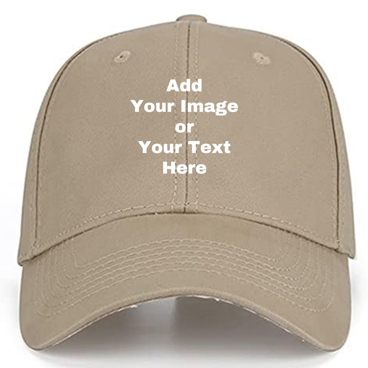 Custom Your Own Image Text Personalized Plain Adjustable Hat Unisex Baseball Cap