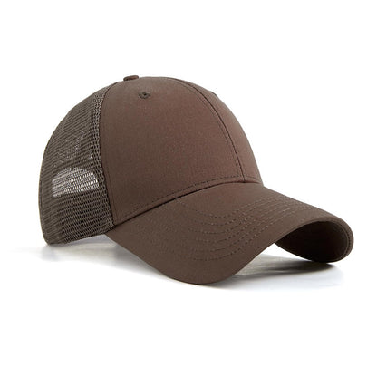 Unisex Adjustable Cotton Mesh Baseball Cap Breathable Summer Hat