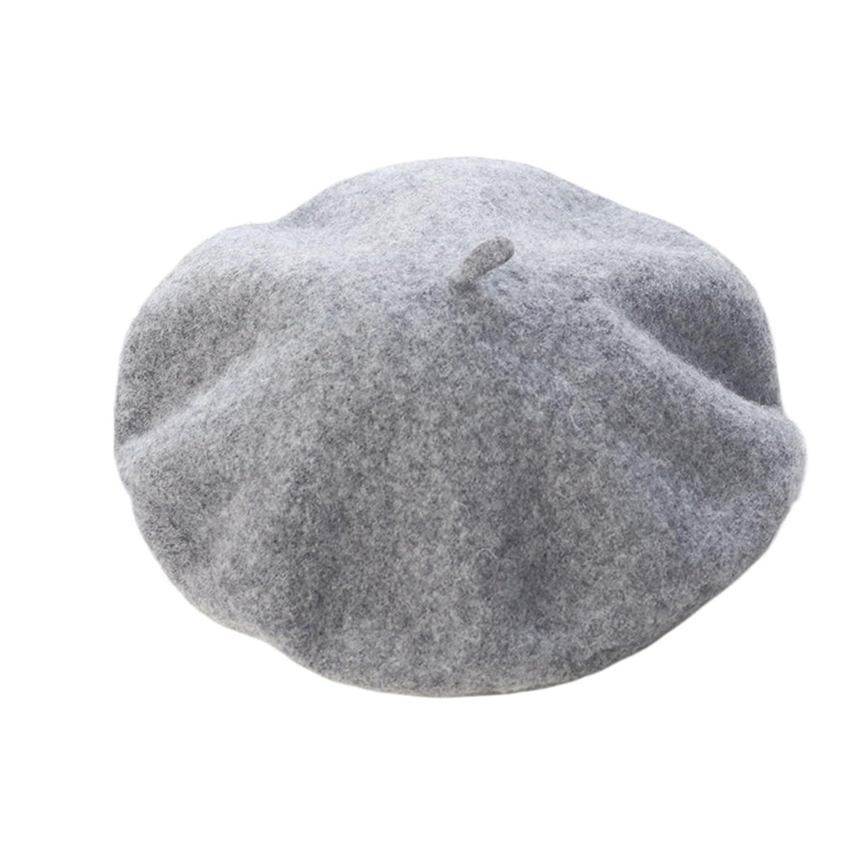 Women French Style Cashmere Beret Hat, Comfortable Stretchy Knitted Cap, Classic Fashion Headwear