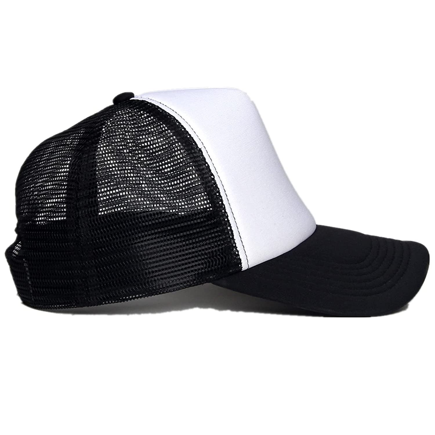 Personalized Picture Text Logo Colorful Unisex Adjustable Trucker Hat Custom Mesh Baseball Cap