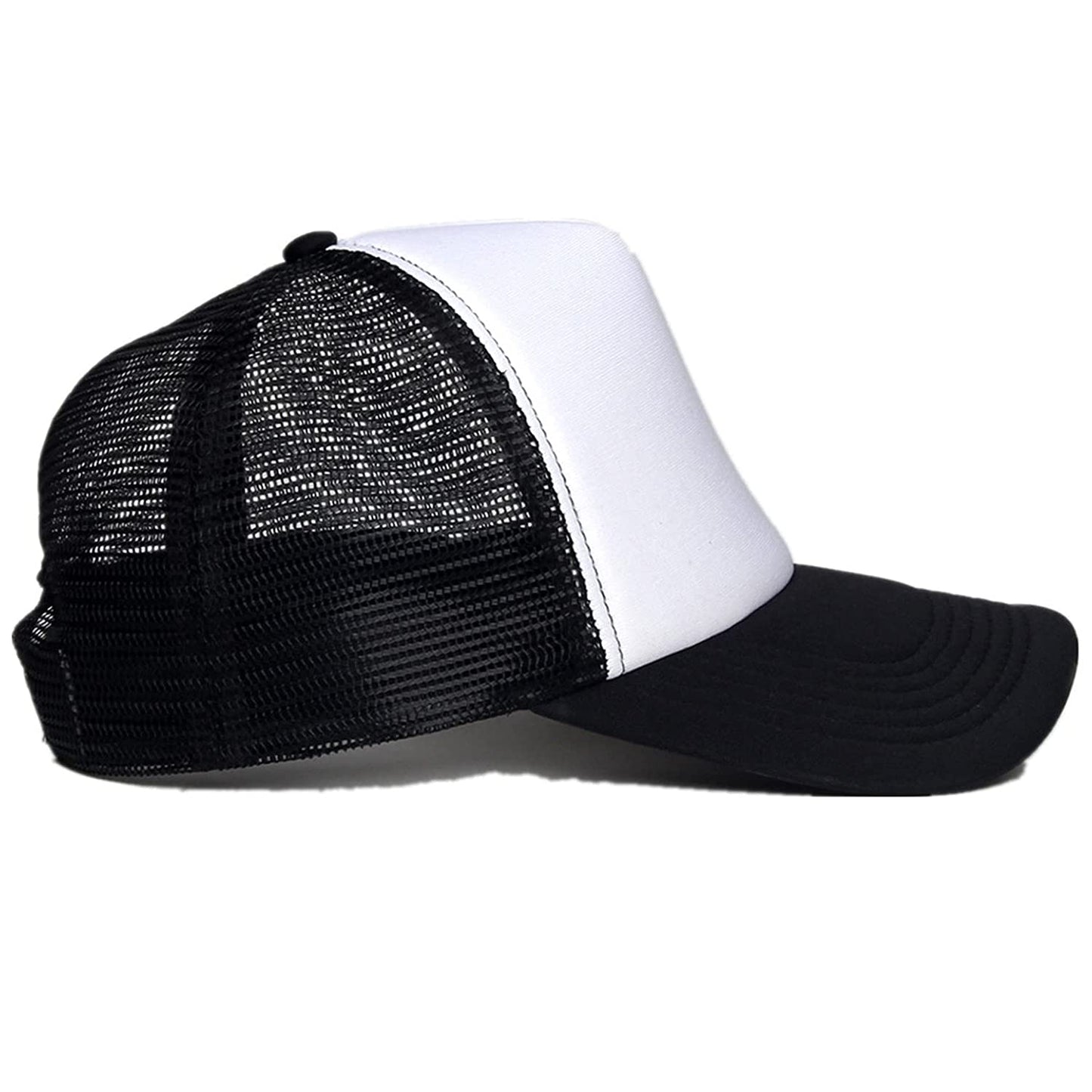 Personalized Picture Text Logo Colorful Unisex Adjustable Trucker Hat Custom Mesh Baseball Cap