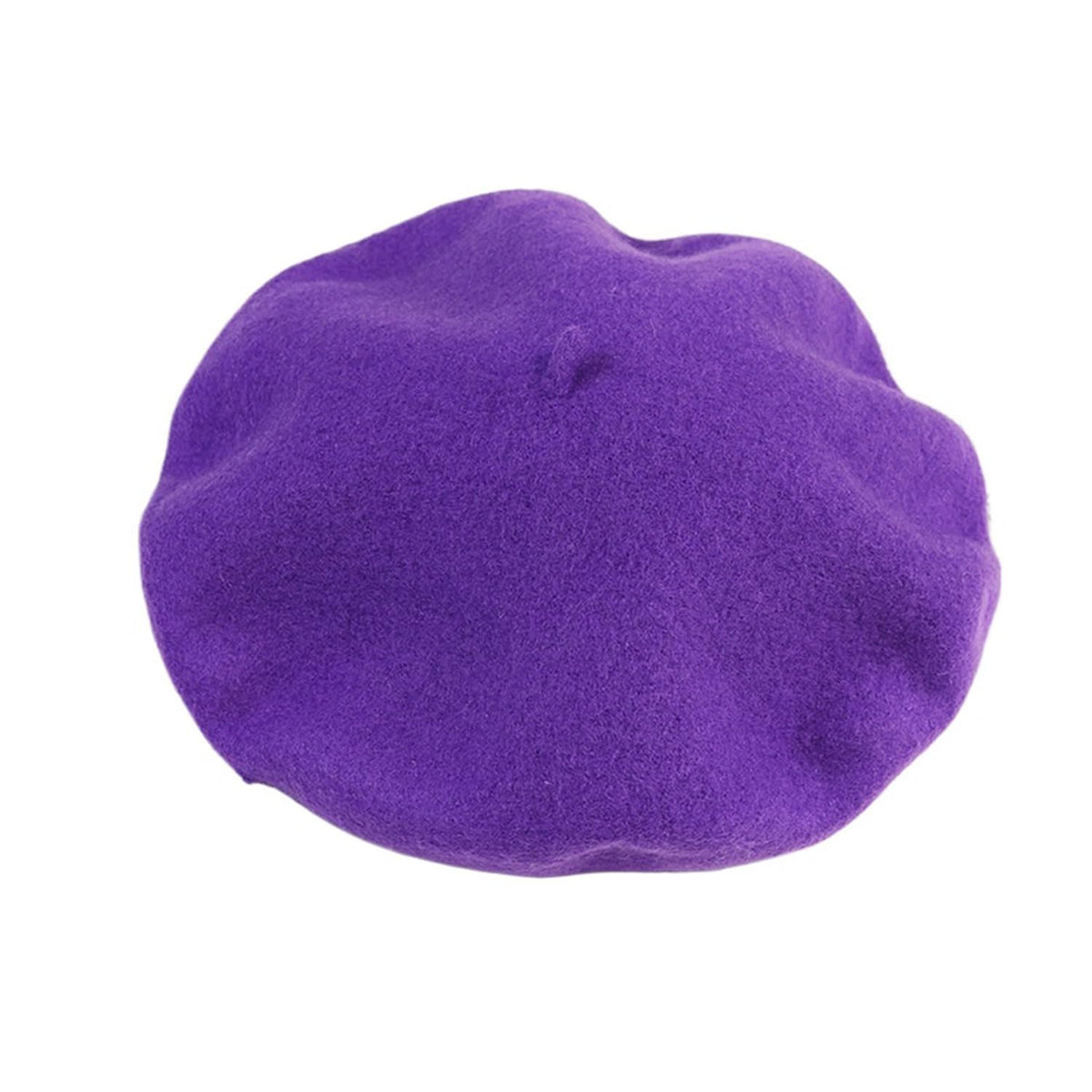 Women French Style Cashmere Beret Hat, Comfortable Stretchy Knitted Cap, Classic Fashion Headwear