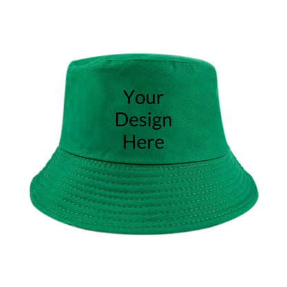 Custom Sun Hat Cotton Unisex Bucket Hats Summer Outdoor Fishing Cap