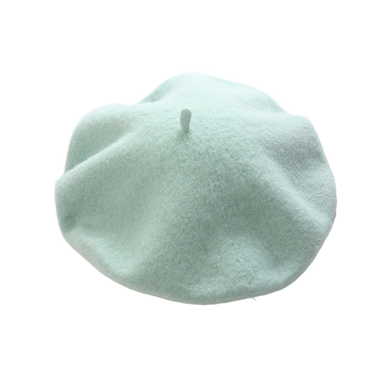 Women French Style Cashmere Beret Hat, Comfortable Stretchy Knitted Cap, Classic Fashion Headwear