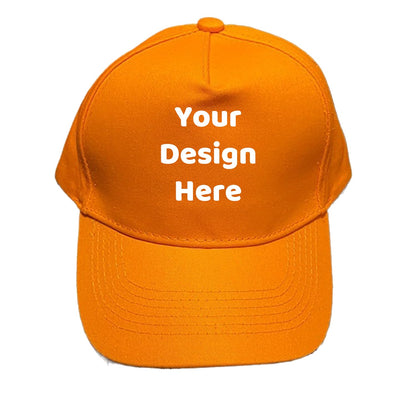 Custom Your Design Personalized 5 Panel Plain Adjustable Hat Unisex Baseball Cap