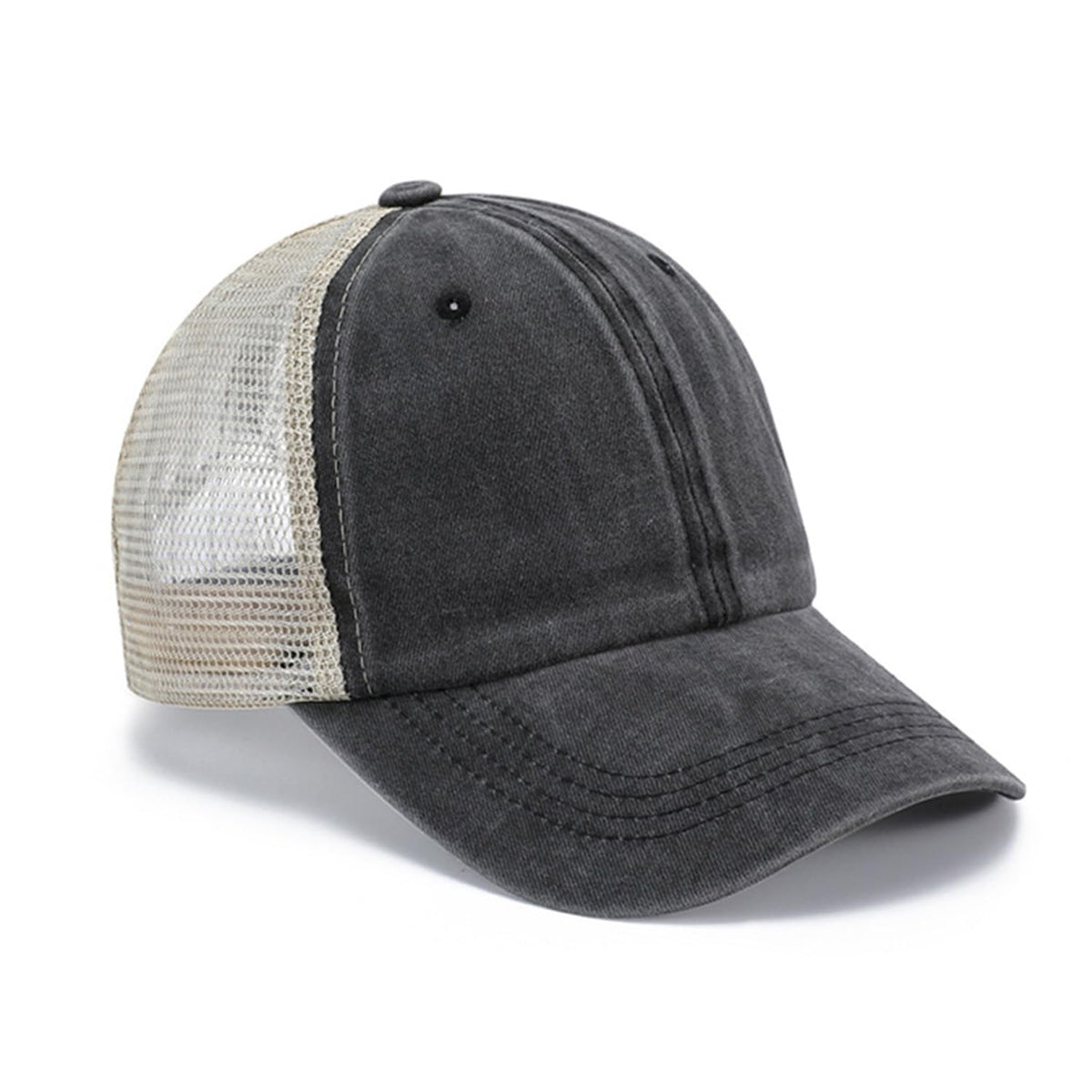Unisex Adjustable Trucker Hat Snapback Mesh Baseball Cap