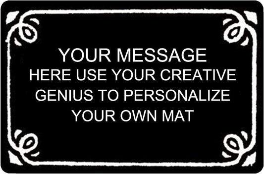 Personalized Image Doormat Custom Text Front Door Mat Welcome Indoor Outdoor Entrance Decor Rug