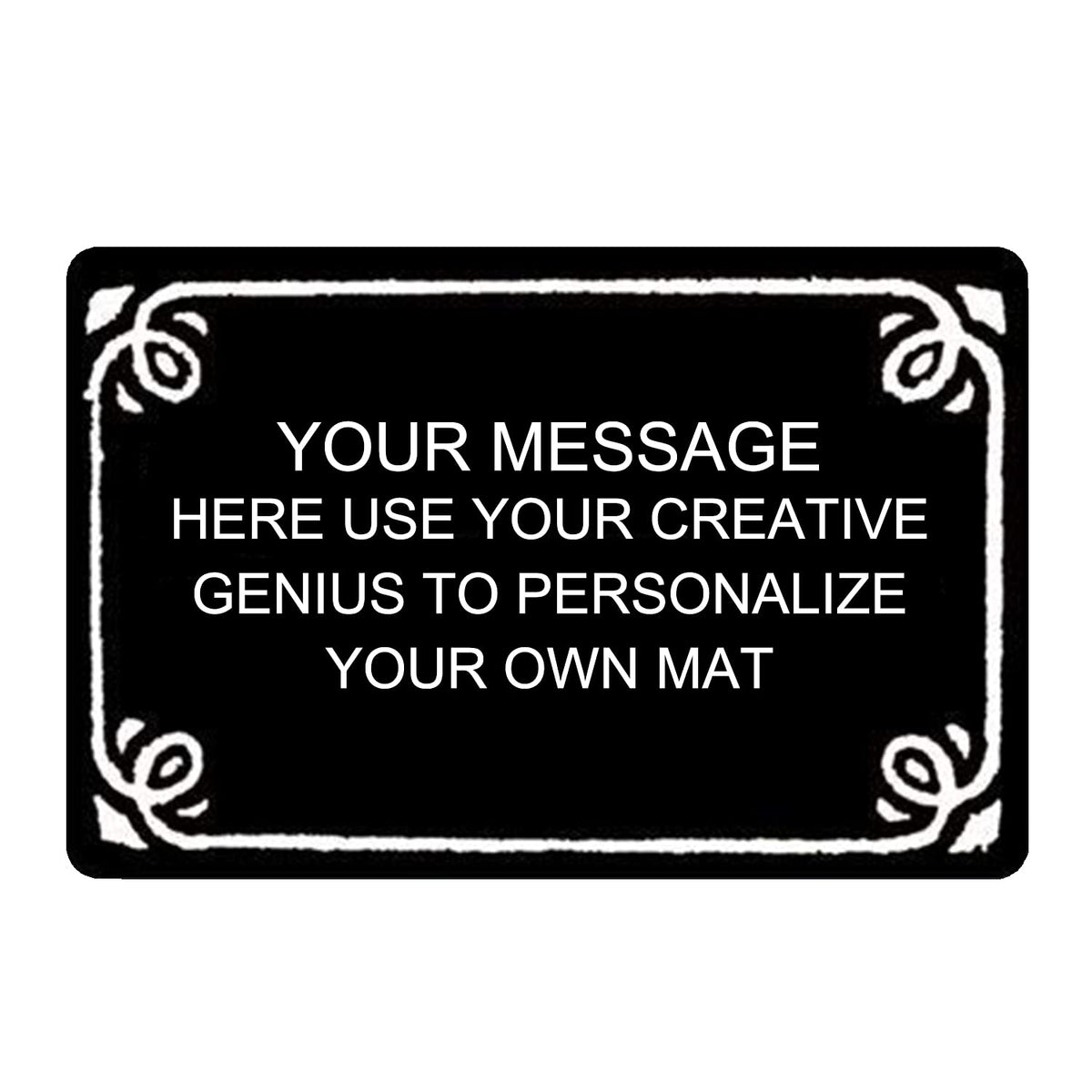 Personalized Image Doormat Custom Text Front Door Mat Welcome Indoor Outdoor Entrance Decor Rug
