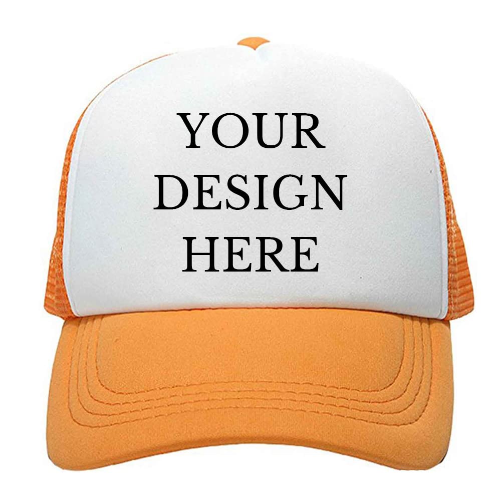 Custom Picture Text Logo Colorful Unisex Adjustable Trucker Hat Personalized Mesh Baseball Cap