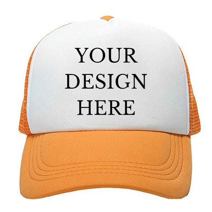 Custom Picture Text Logo Colorful Unisex Adjustable Trucker Hat Personalized Mesh Baseball Cap