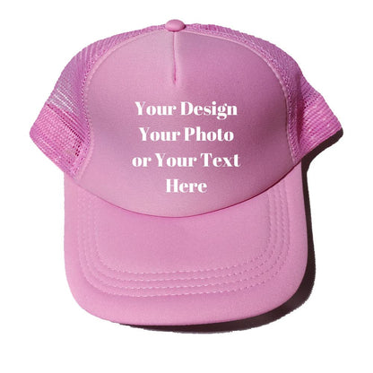Personalized Picture Text Logo Colorful Unisex Adjustable Trucker Hat Custom Mesh Baseball Cap