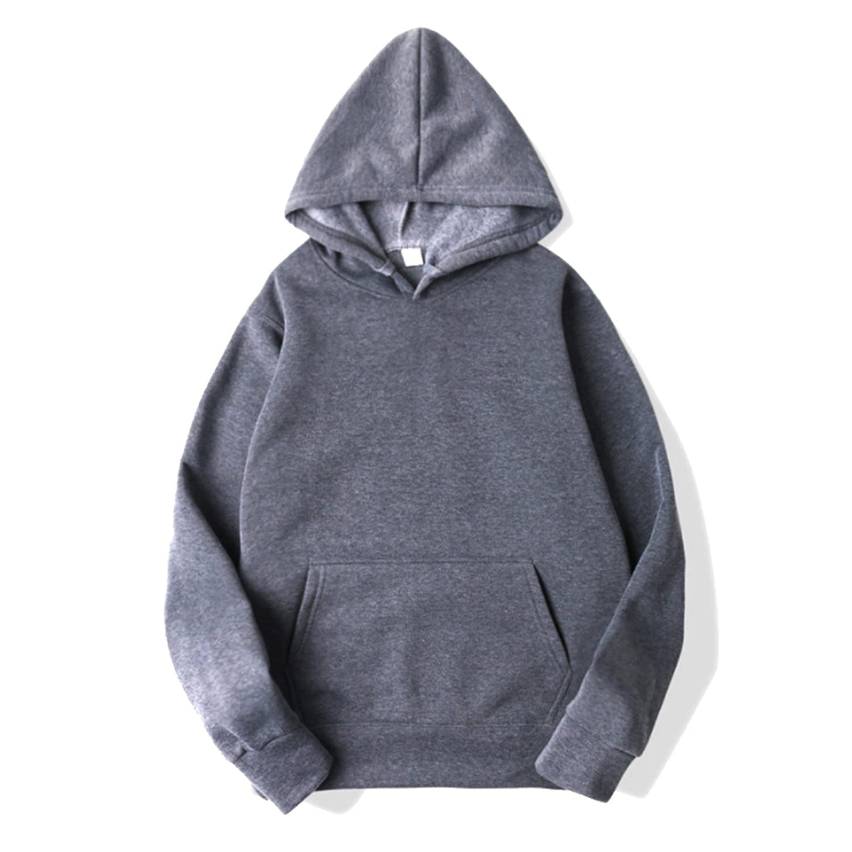 Unisex Hoodies Thin Fleece Pullover Sweatshirt