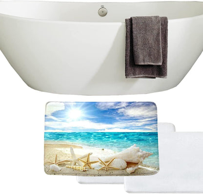 Sublimation Blanks Door Mats 30 x 18 Inch Polyester Heat Transfer Welcome Mat Non Slip Mats for Home Bedroom Bathroom Decoration Set of 4