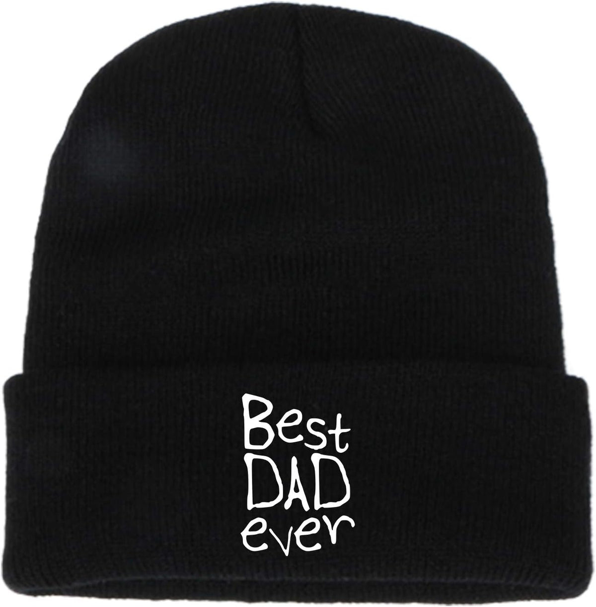 Best Mom Dad Ever Unisex Men Women Embroidery Beanie Skull Cap Winter Knitted Hats Couple Gift