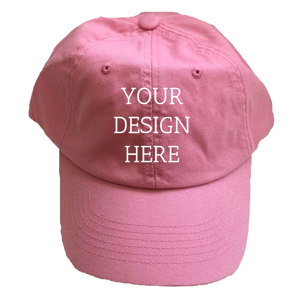 Printed Custom Your Own Picture Text Logo Unisex Personalized Plain Adjustable Hat Baseball Cap