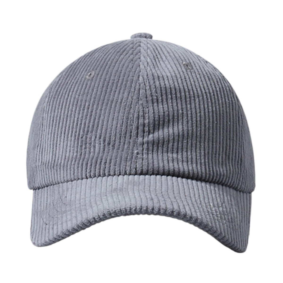 Corduroy Plain Adjustable Hat Cotton Unisex Baseball Cap