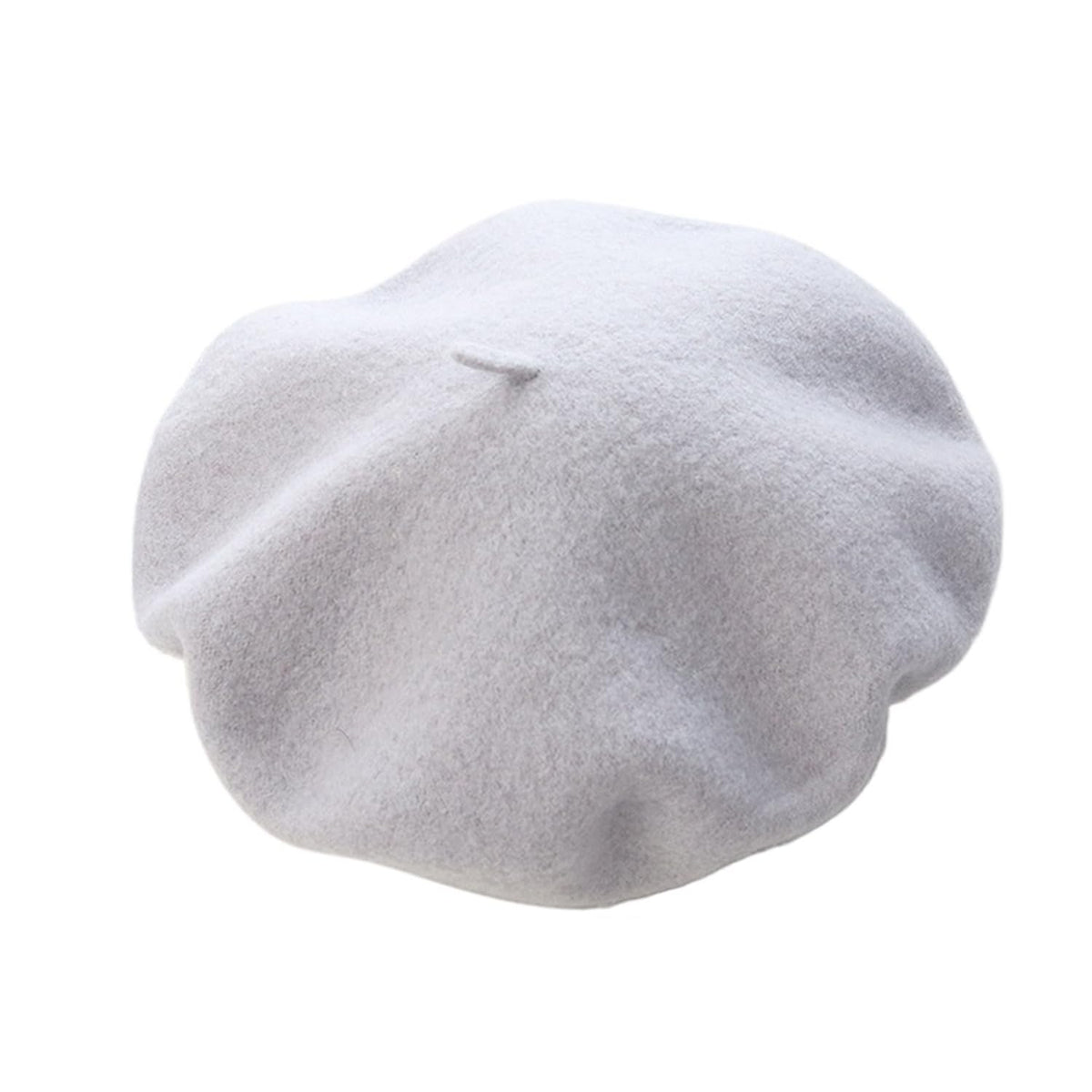 Women French Style Cashmere Beret Hat, Comfortable Stretchy Knitted Cap, Classic Fashion Headwear