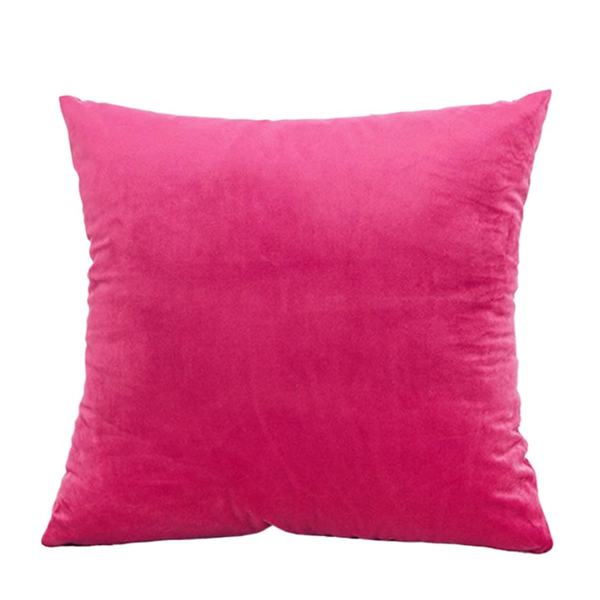 ZMvise Set of 2 Velvet Throw Pillowcase Solid Square Decorative Pillow Covers for Couch Sofa Bed Chair