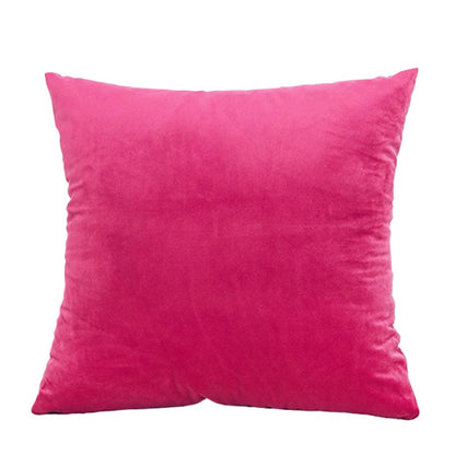 ZMvise Set of 2 Velvet Throw Pillowcase Solid Square Decorative Pillow Covers for Couch Sofa Bed Chair