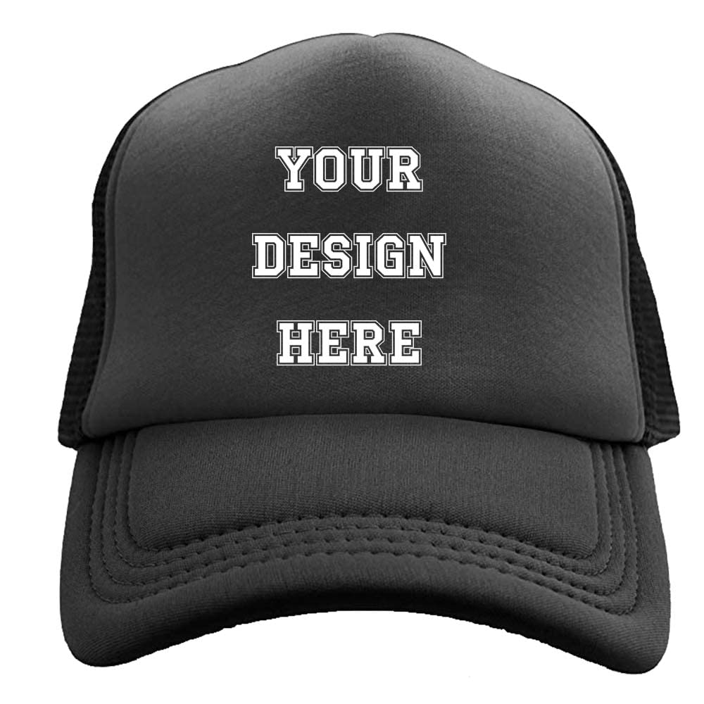 Customized Picture Text Logo Personalized Colorful Unisex Adjustable Trucker Hat Mesh Baseball Cap