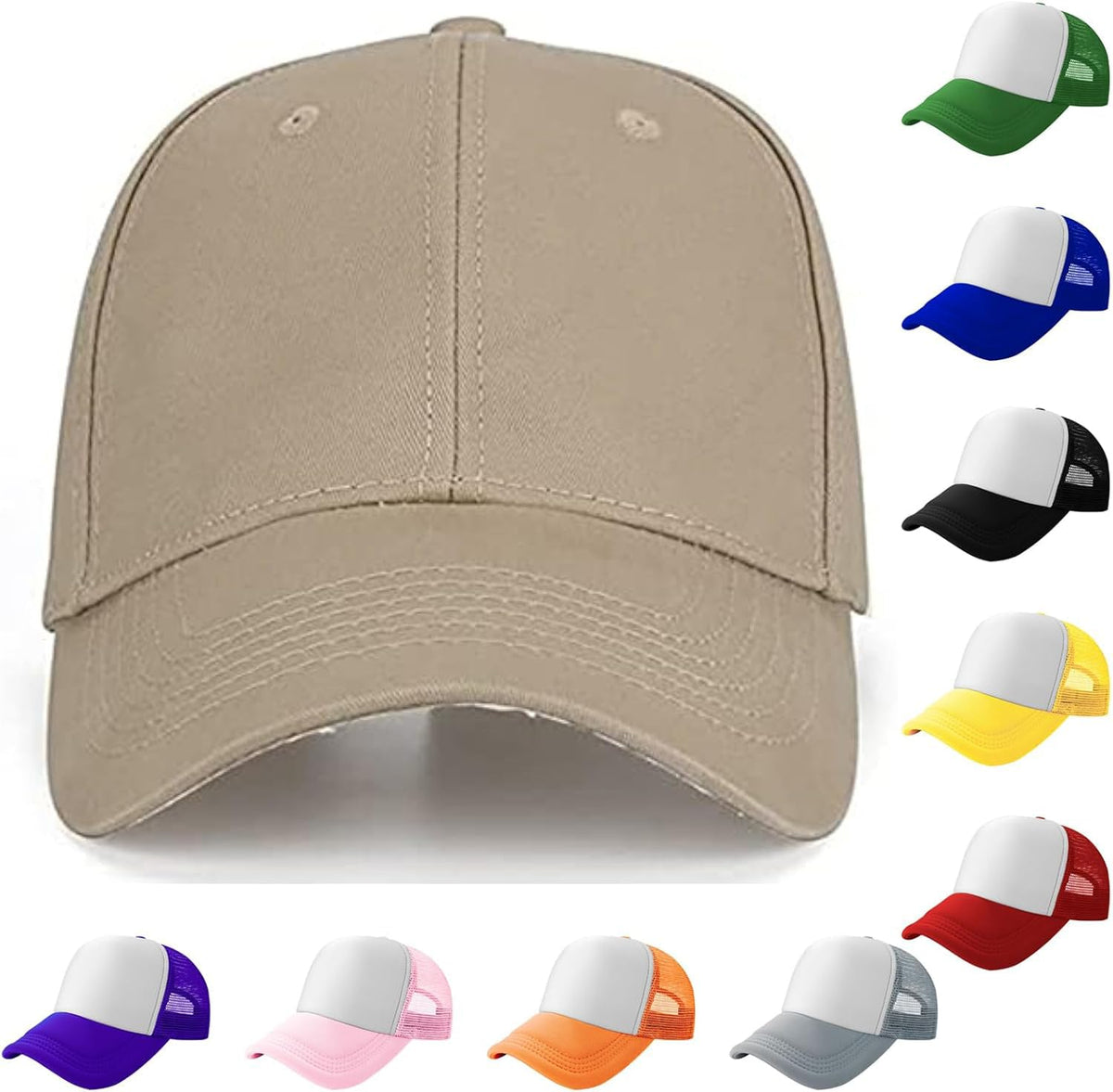 Custom Your Picture Text Logo Unisex Personalized Plain Adjustable Hat Baseball Cap