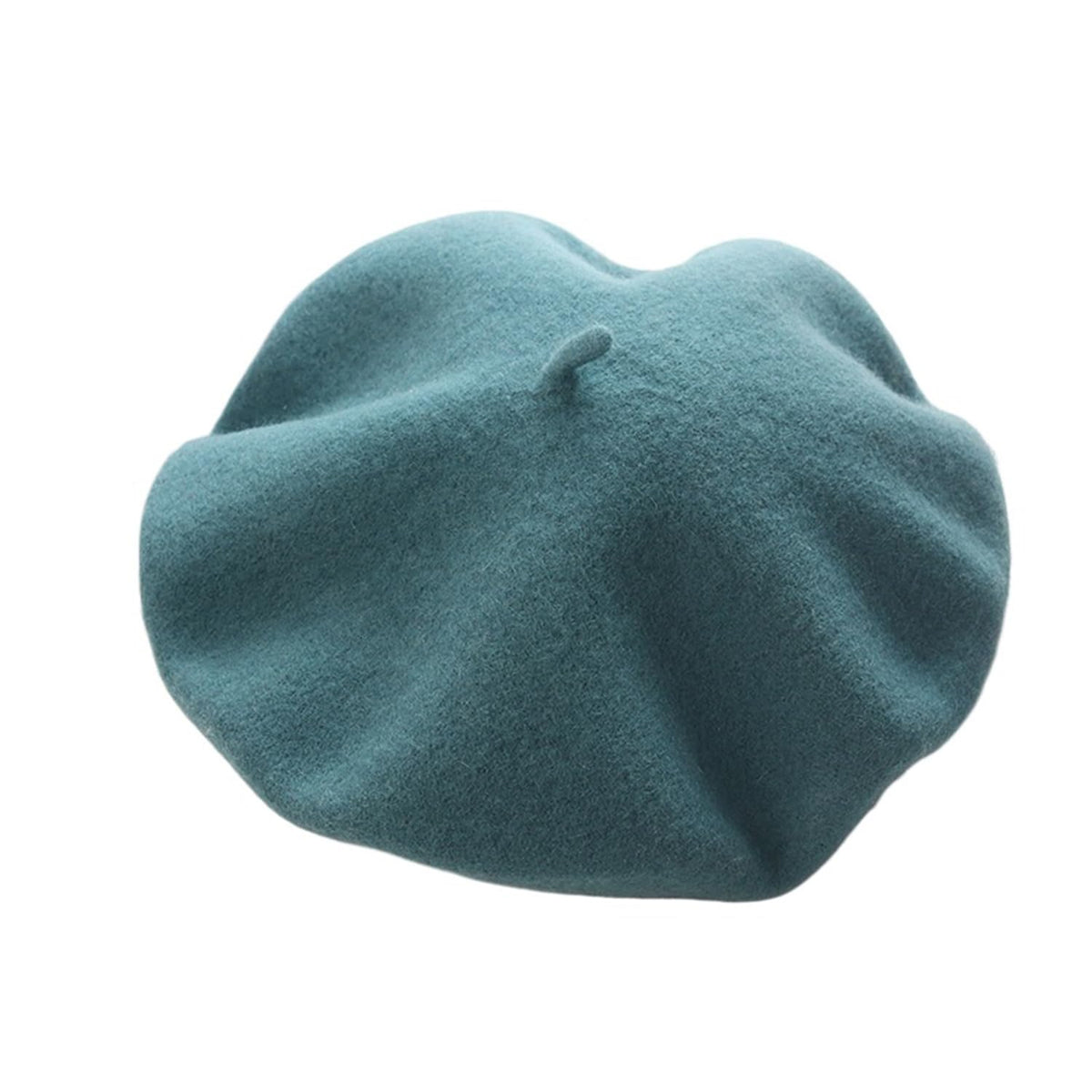 Women French Style Cashmere Beret Hat, Comfortable Stretchy Knitted Cap, Classic Fashion Headwear