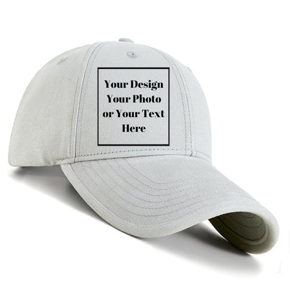 Personalized Cotton Washed Unisex Plain Adjustable Hat Custom Your Own Text Baseball Cap
